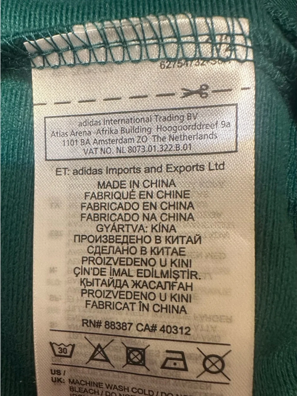 #134- NEW adidas Adicolor Classics Firebird Track Top - Picture 13 of 14